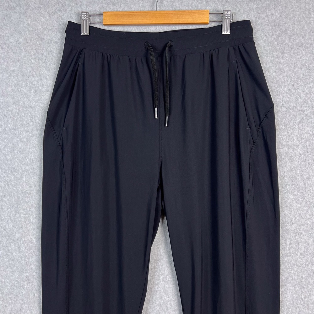 Sweaty Betty Size 12 Black Explorer Pants High Waisted Elastic Waist Pockets - Picture 3 of 15